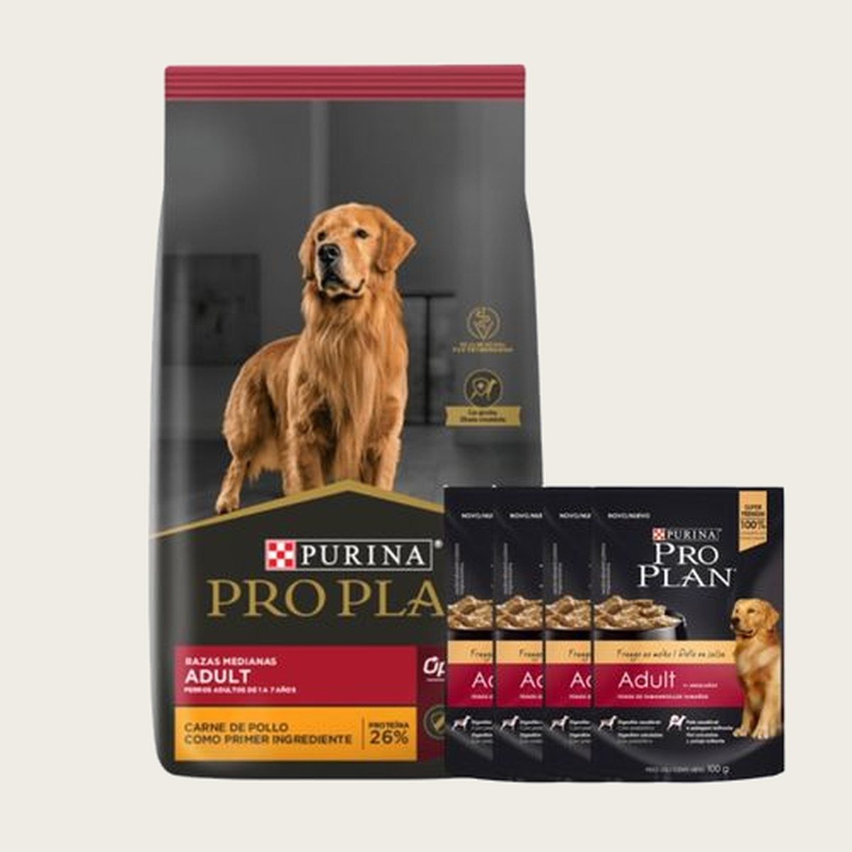 Purina Pro Plan Adult + Sobres